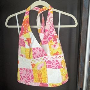 Lilly Pulitzer multi-color halter top